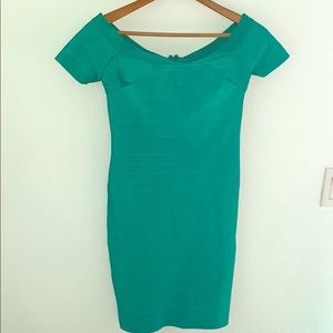 Mini Green Dress